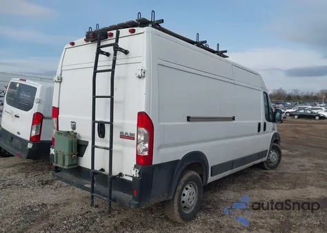 2019 Ram Promaster 2500 High Roof 159 Wb z USA, uszkodzony, nr VIN 3C6TRVDG5KE503533